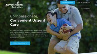 
                            5. Quality Urgent Care for More Than 35 Years | AdventHealth Centra Care