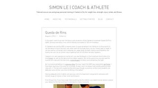 
                            8. Queda de Rins - Simon Le Coaching