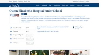
                            7. Queen Elizabeth's Hospital Junior School - Attain Directory | Attain ...