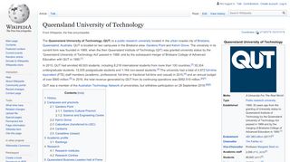 
                            2. Queensland University of Technology - Wikipedia