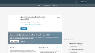 
                            5. Quest Construction Data Network - QuestCDN | LinkedIn