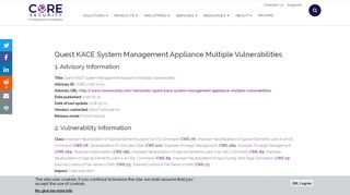
                            4. Quest KACE System Management Appliance Multiple Vulnerabilities ...