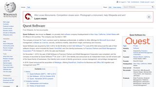 
                            7. Quest Software - Wikipedia