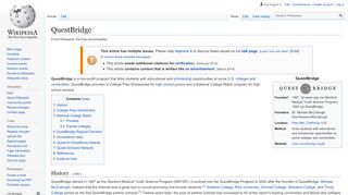 
                            9. QuestBridge - Wikipedia