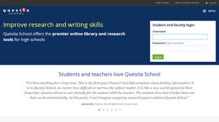 
                            8. Questia Online Library - Questia School
