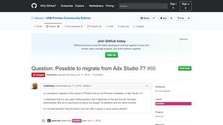 
                            1. Question: Possible to migrate from Adx Studio 7? · Issue #66 ... - GitHub