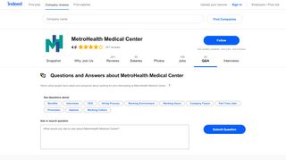 
                            9. Questions and Answers about MetroHealth Medical Center ...