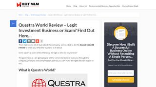 
                            9. Questra World Review - Legit Investment Business or Scam ...