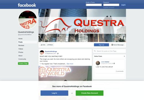 
                            2. QuestraHoldings - Posts | Facebook