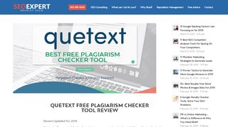 
                            3. Quetext Free Plagiarism Checker Tool Review - …