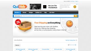 
                            2. QuiBids, The Best Online Auction Site! - QuiBids.com