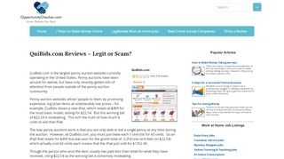 
                            11. Quibids.com Reviews - Legit or Scam?