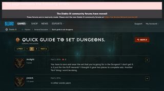 
                            3. Quick guide to set dungeons. - Diablo III Forums - Blizzard ...