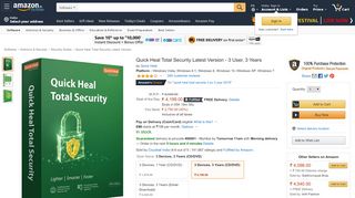 
                            6. Quick Heal Total Security Latest Version - 3 User, 3 Years: Amazon.in ...
