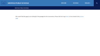 
                            1. Quick Links - Medfield Public Schools