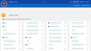 
                            2. Quick Links - MyNavy Portal - MNP - Navy.mil