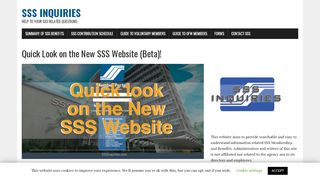 
                            2. Quick Look on the New SSS Website (Beta)! - SSS Inquiries