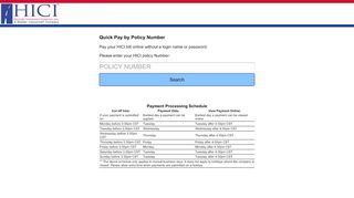 
                            7. Quick Pay by Policy Number *No Login Required - Haulers Insurance