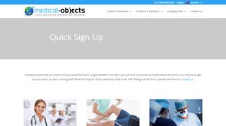 
                            6. Quick Sign Up - Medical-Objects