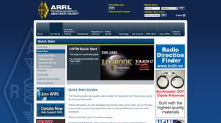 
                            3. Quick Start - ARRL