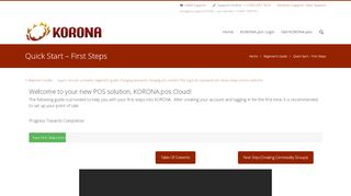 
                            8. Quick Start - First Steps » KORONA.pos Manual