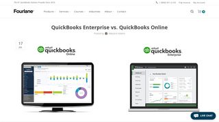 
                            9. QuickBooks Enterprise vs. QuickBooks Online - Fourlane