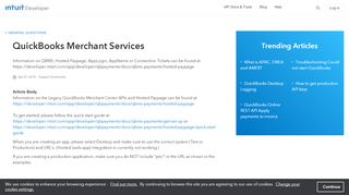 
                            4. QuickBooks Merchant Services - Intuit Developer Forum