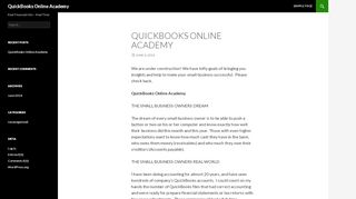 
                            8. QuickBooks Online Academy | Real Financial Info - …