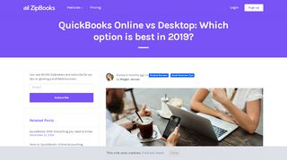 
                            8. QuickBooks Online or Desktop? - zipbooks.com