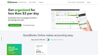 
                            1. QuickBooks Online — Smarter Tools. Better …