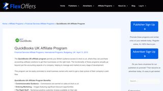 
                            9. QuickBooks UK Affiliate Program | FlexOffers.com …