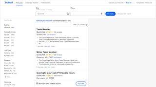 
                            3. Quickchek Jobs, Employment | Indeed.com