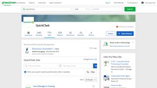 
                            8. QuickChek Jobs | Glassdoor