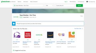 
                            9. QuickChek Team Member - Part Time Job in Somerville, NJ | Glassdoor