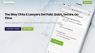 
                            8. QuickFee - Payment Portal & Fee Financing for Accountants & Lawyers