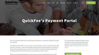 
                            3. QuickFee's Payment Portal