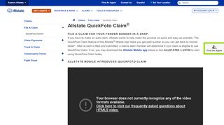 
                            5. QuickFoto Claim | Allstate Insurance