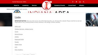
                            5. Quicklinks - Indiana Area School District