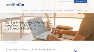 
                            4. Quickly access patient data with the best healthcare APIs - Medfusion