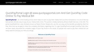 
                            6. QuickPayPortal Login @ quickpayportal.com Get QuickPay ...
