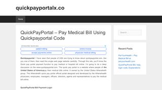 
                            4. QuickPayPortal - Pay Medical Bill Using Quickpayportal ...