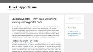 
                            2. Quickpayportal - Pay Your Bill online www.quickpayportal.com ...