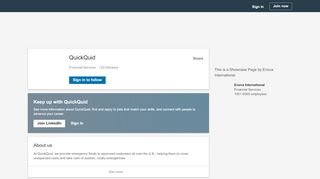 
                            9. QuickQuid | LinkedIn