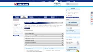 
                            6. QUICKREMIT - AUSTRALIA - HDFC Bank