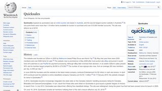 
                            4. Quicksales - Wikipedia