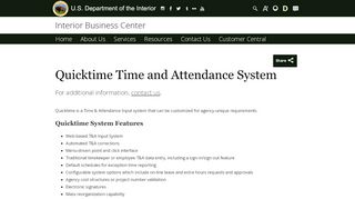
                            3. Quicktime Time and Attendance System | U.S. …