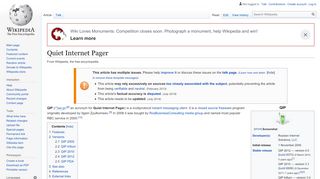 
                            4. Quiet Internet Pager - Wikipedia