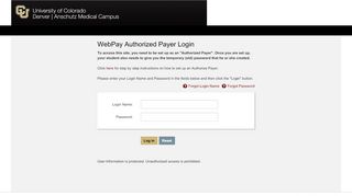 
                            4. QuikPAY(R) WebPay Authorized Payer Login