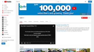 
                            2. Quikr - YouTube