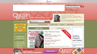 
                            2. Quilter's World - The Magazine for Today's Quilter